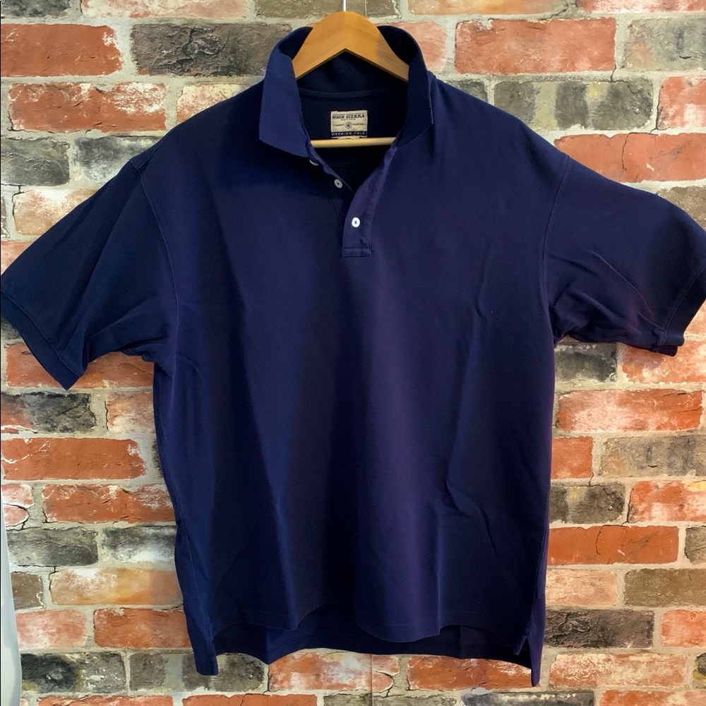 Large Blue Polo shirt